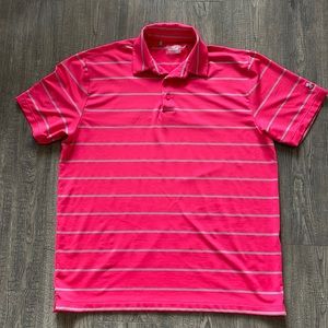 NWOT Under Armour Men’s Pink Golf Polo
